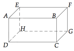 exemple de parallelepipede rectangle en perspective cavaliere