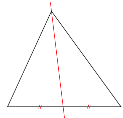 médianes d'un triangle
