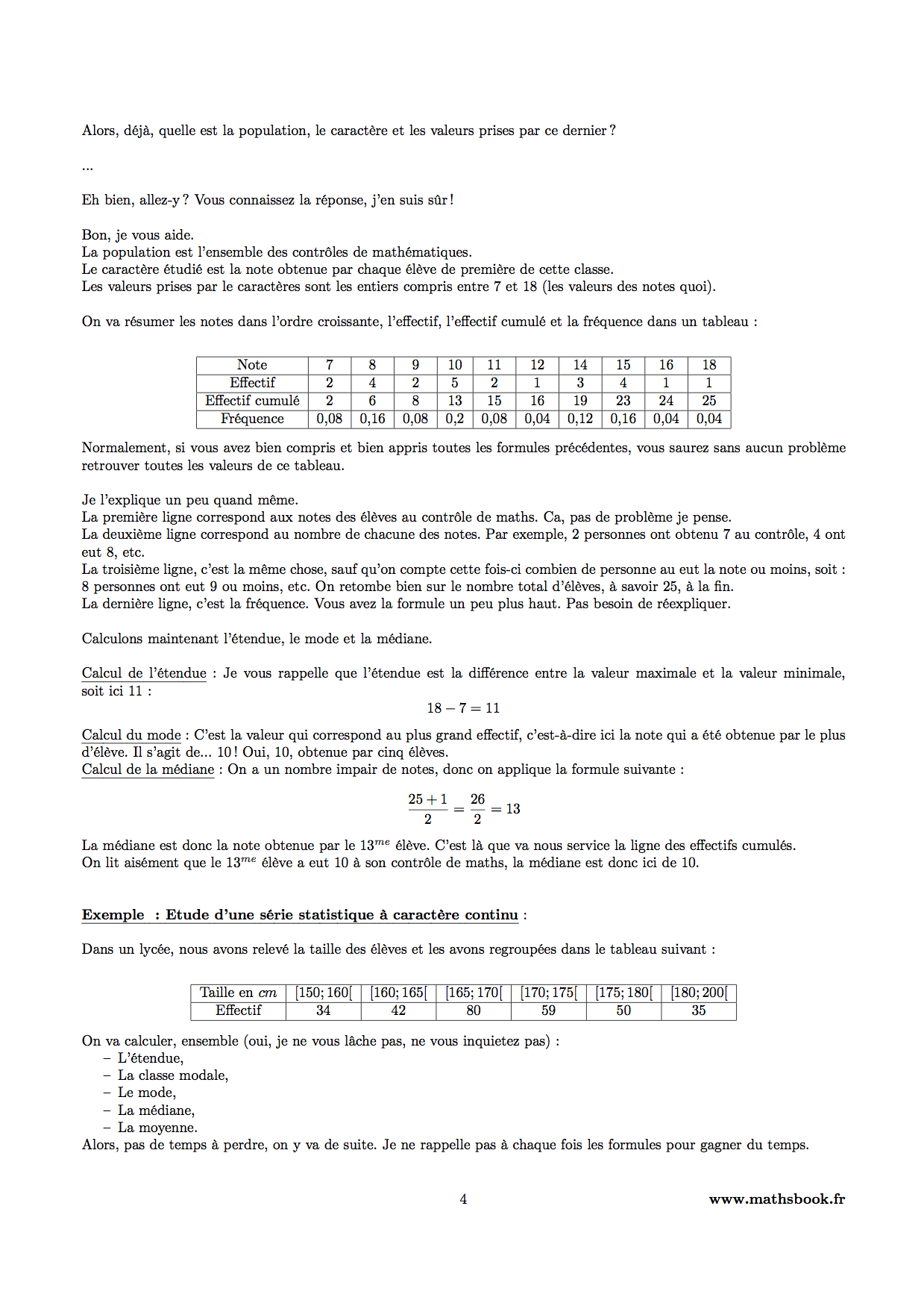exemples series statistiques
