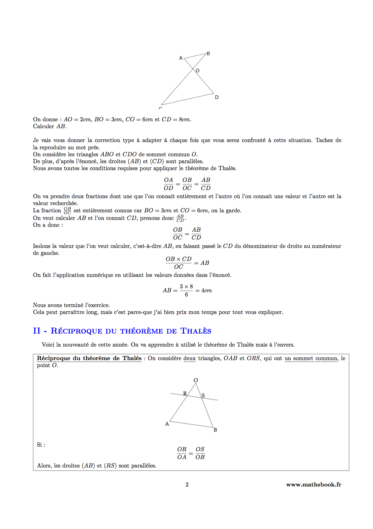 exercice de math 3eme pdf
