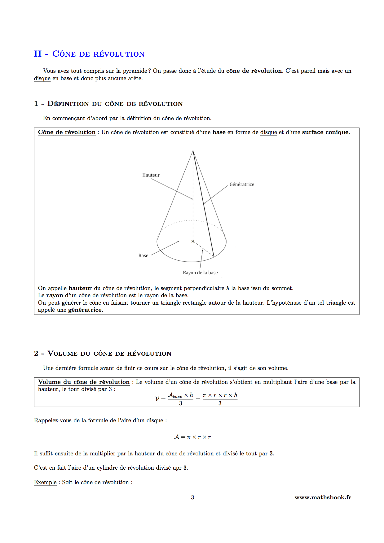 cone definition