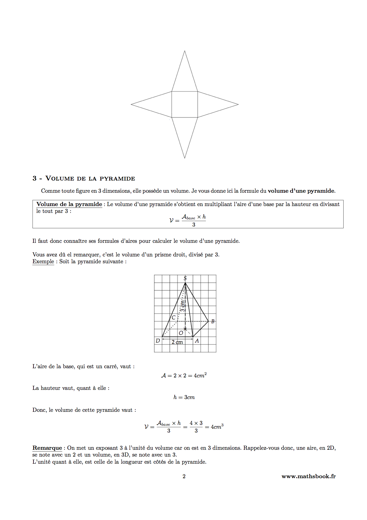 pyramide volume