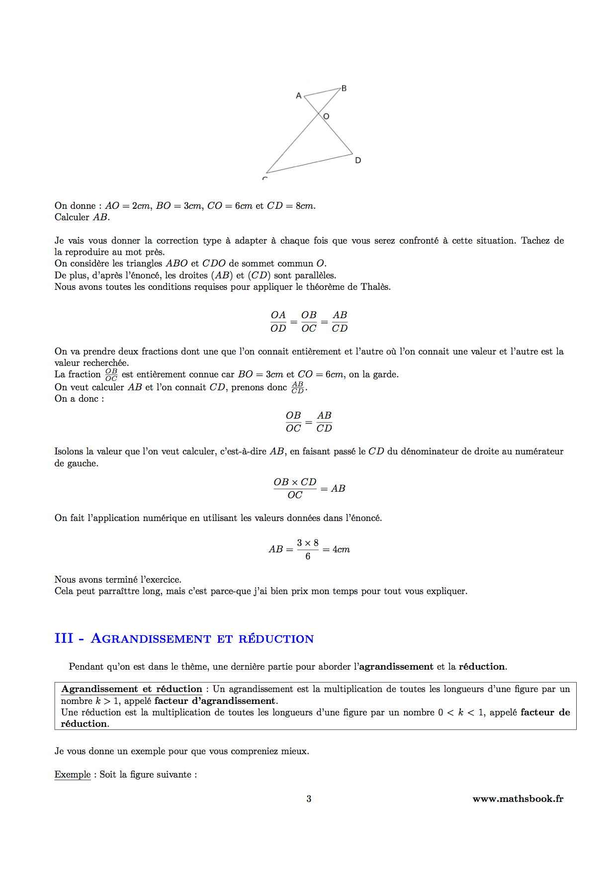 thales agrandissement et reduction