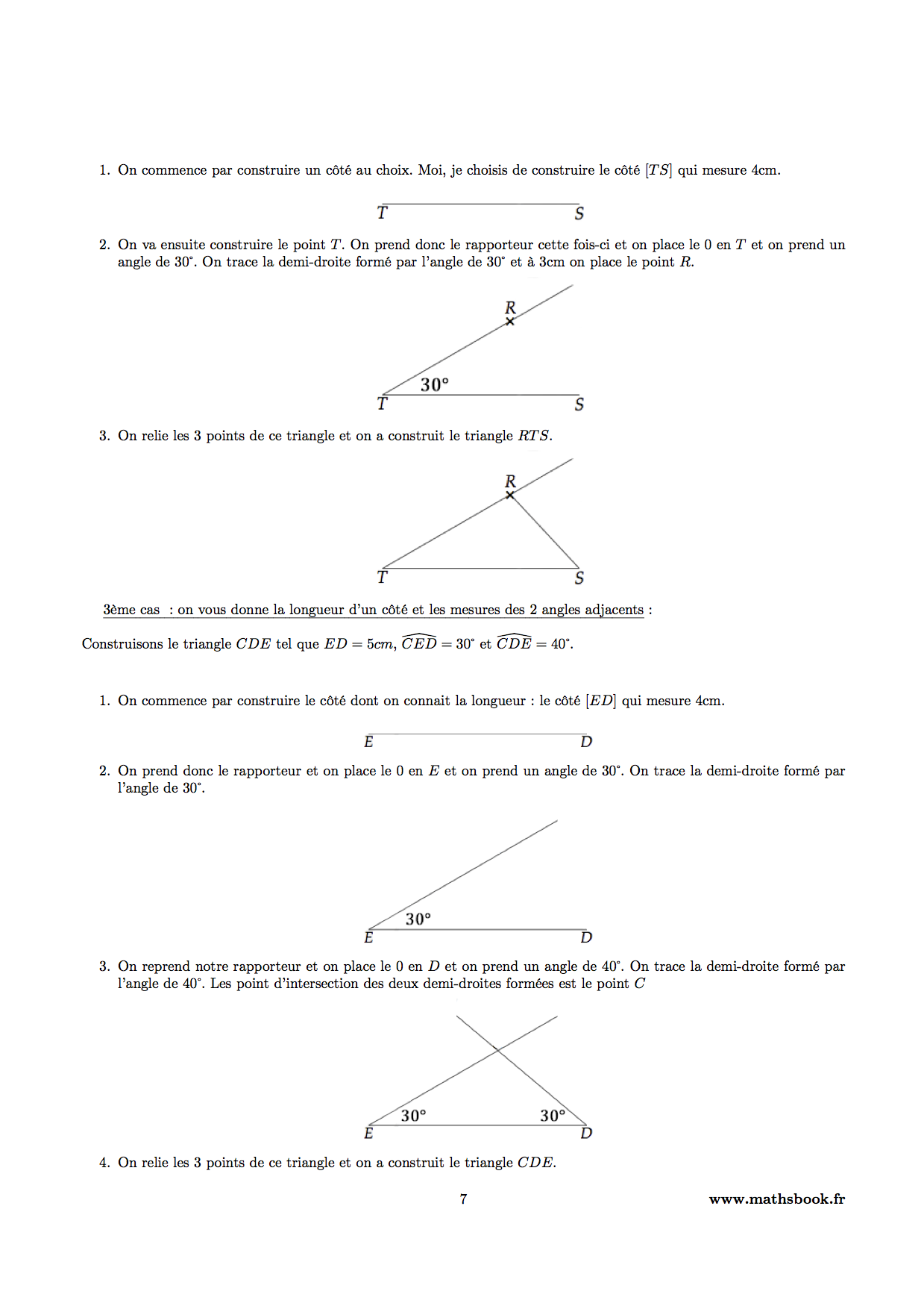 construction triangles