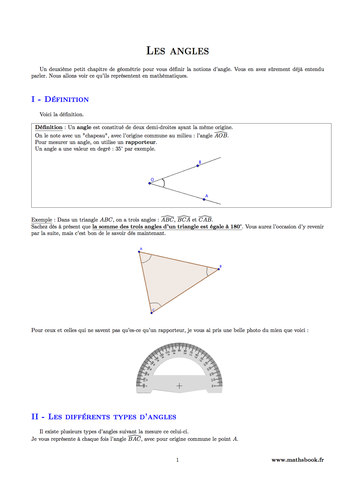 angles definition