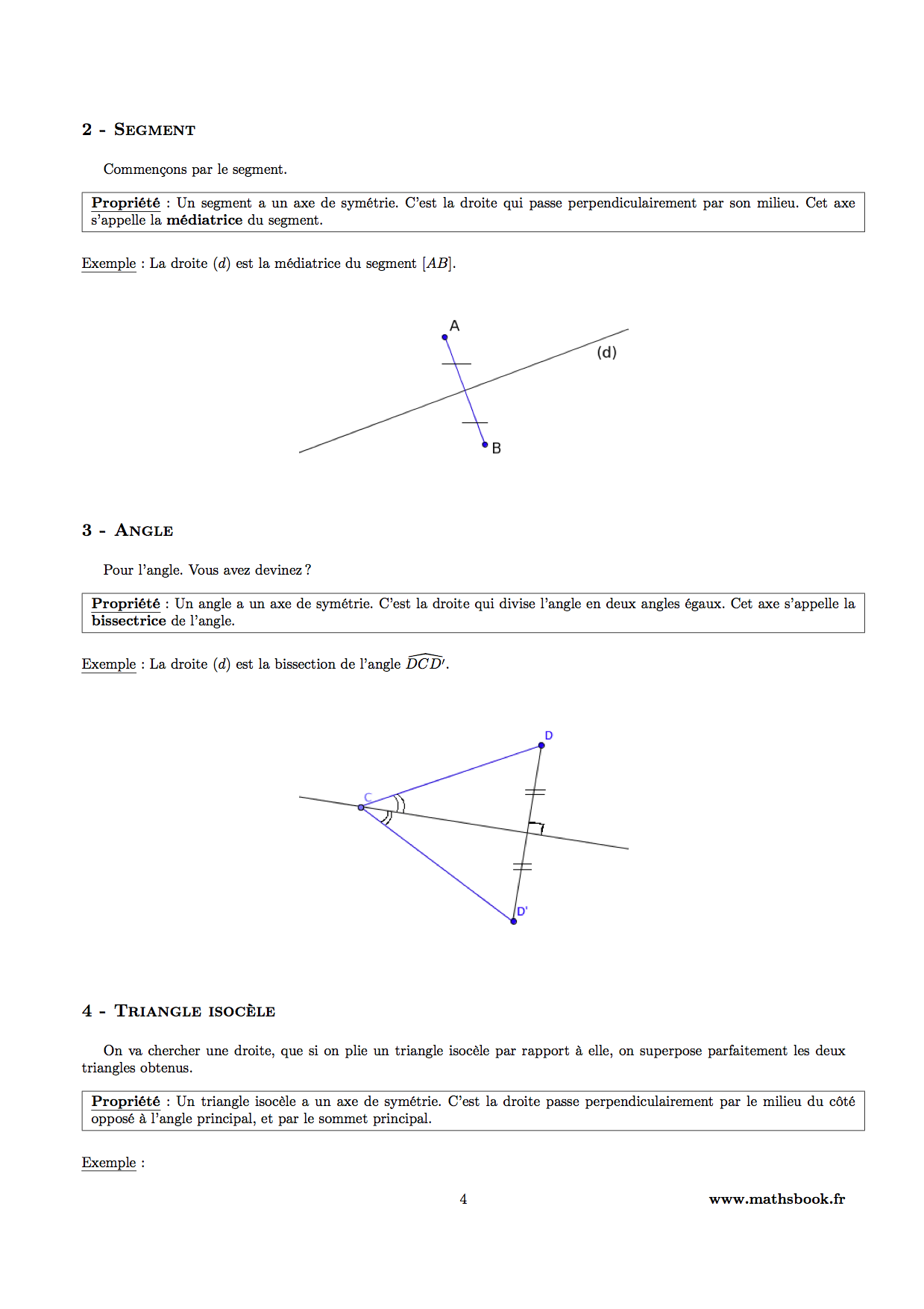 Sym trie axiale cours pdf imprimer maths 6 me