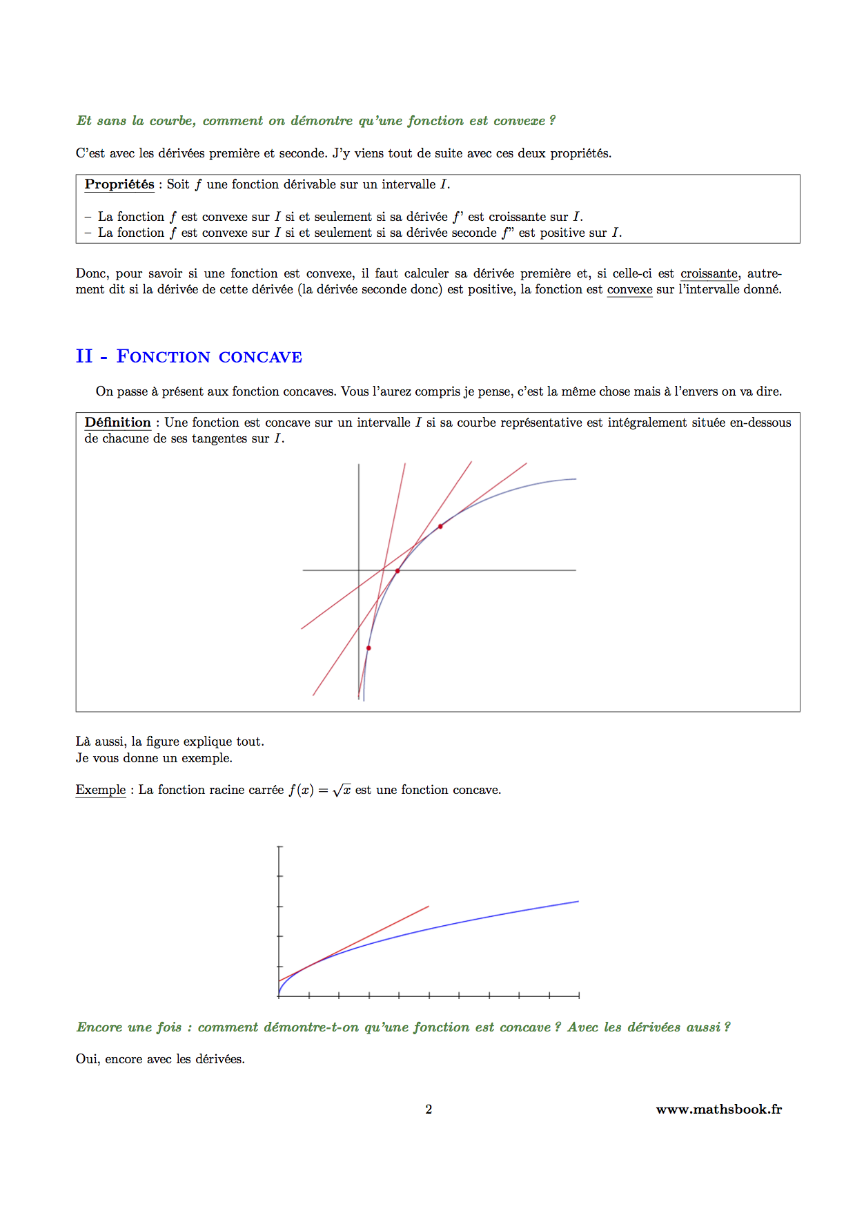 fonction concave