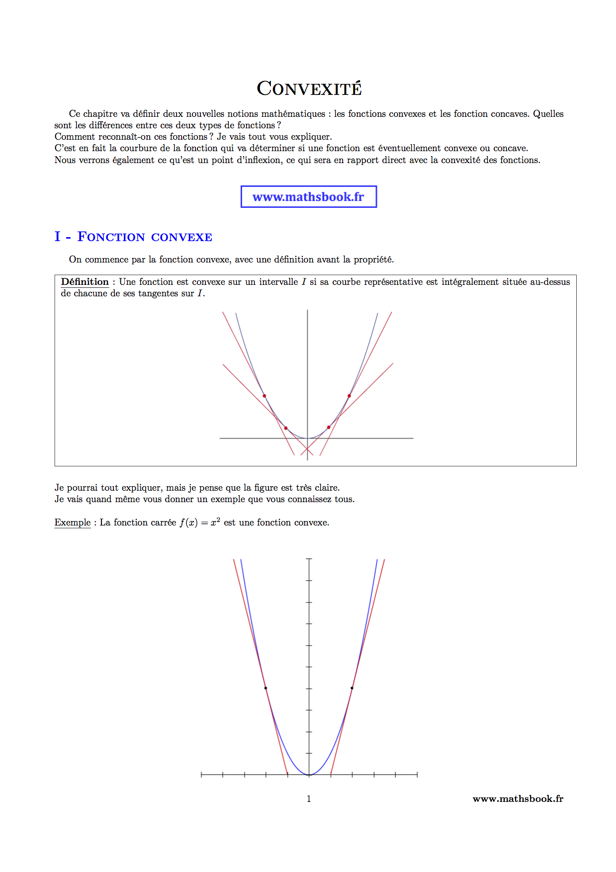 fonction convexe