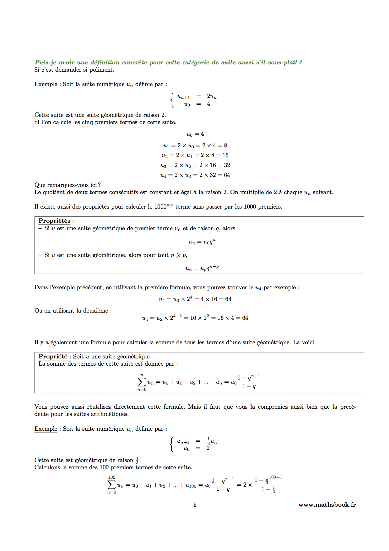 Cours De Mathematique Financiere Gratuit Pdf