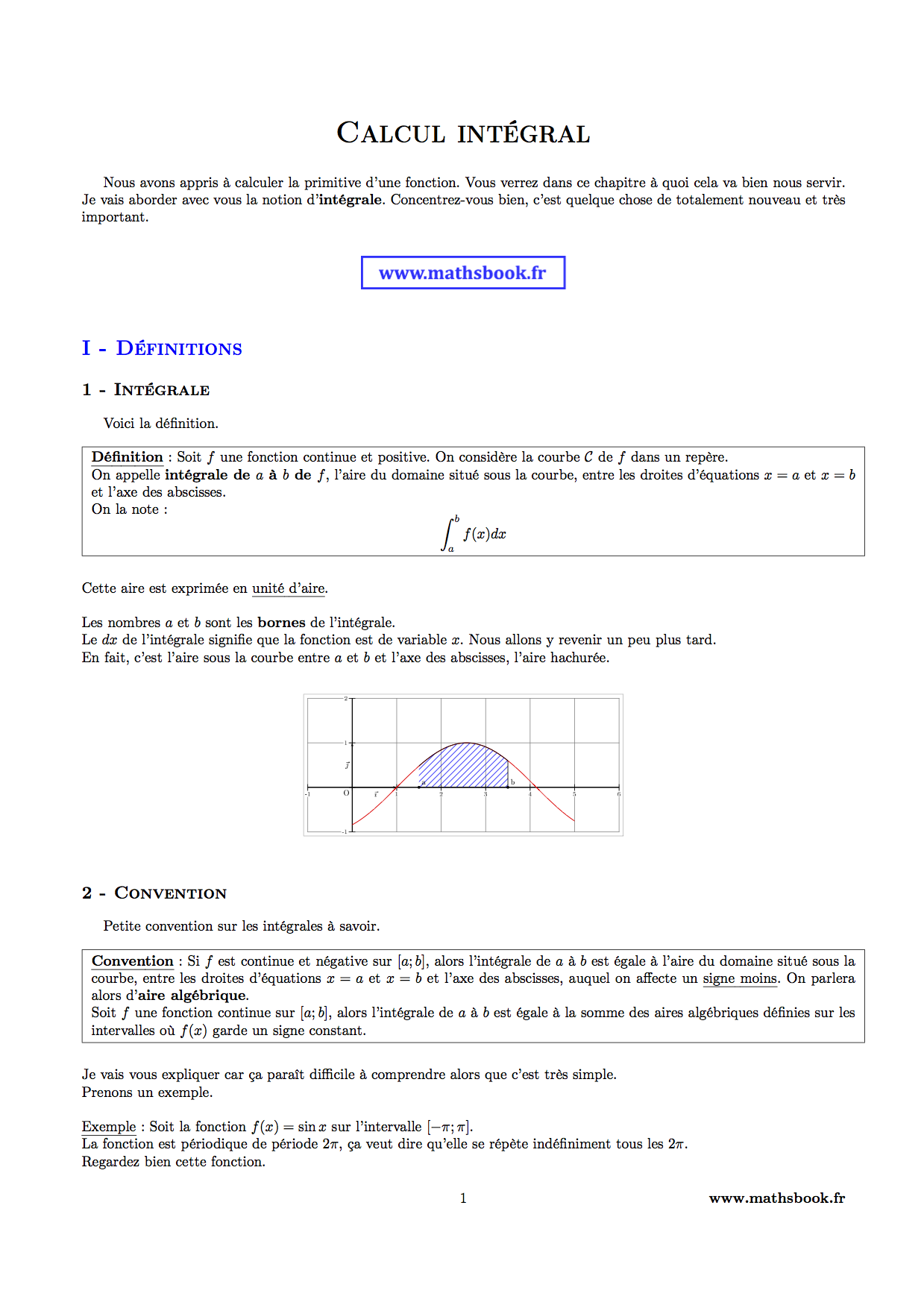 integrales definition