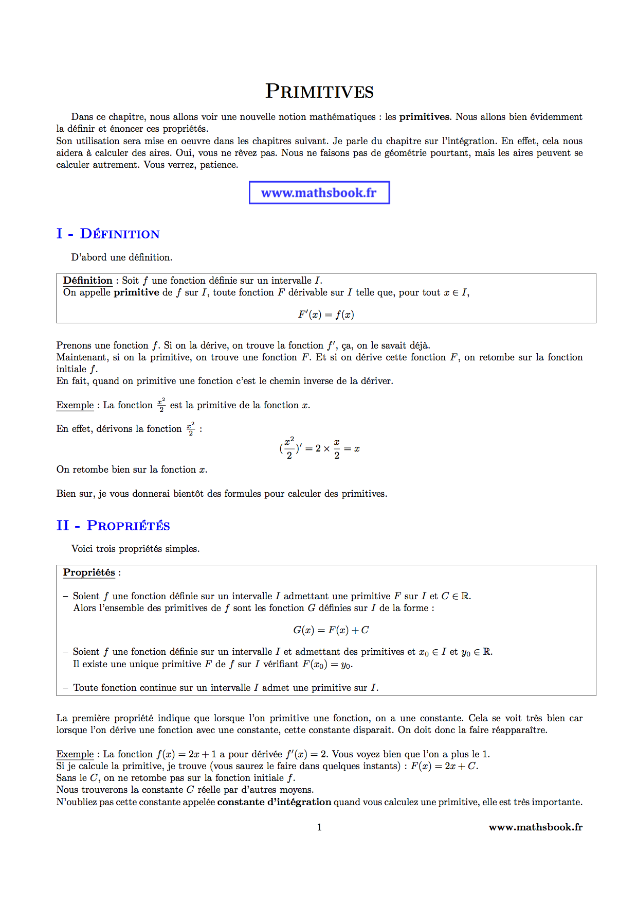 Support de Cours en Ligne Formation / Cours PDF