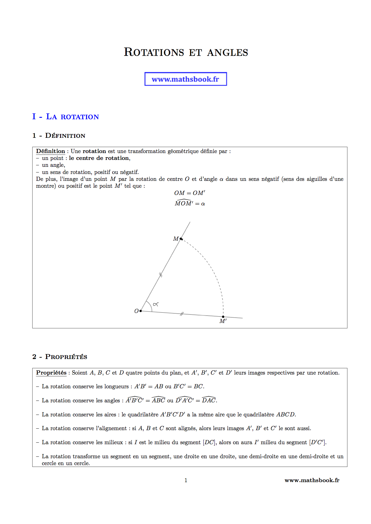 rotations et angles1