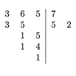 Division - QCM de maths 6ème