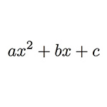 Polynôme du second degré - Cours de maths première S