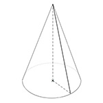 Pyramide et cône - QCM de maths 4ème