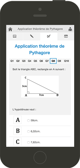 qcm de maths