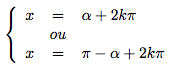 résolution d'équations avec des cos et des sin