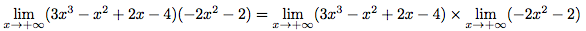 limite d'une fraction rationnelle polynomiale