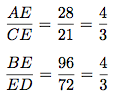 calculs triangle semblable en seconde