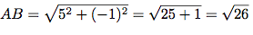 exemple de calcul de la longueur d'un vecteur