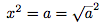 exemple d'équations avec des rcines carrées