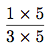 Exemple de fraction irréductible