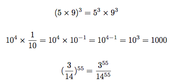 calculs de puissances