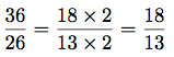 Exemple de fraction