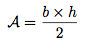 Formule de l'aire d'un triangle