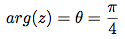 calcul d'un argument complexe