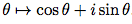 notation exponentielle d'un nombre cmplexe