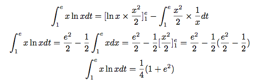 exemple intégrale calcul