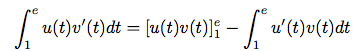 exemple calcul d'intégrale par intégration par partie
