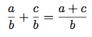 Additions et soustractions de fractions