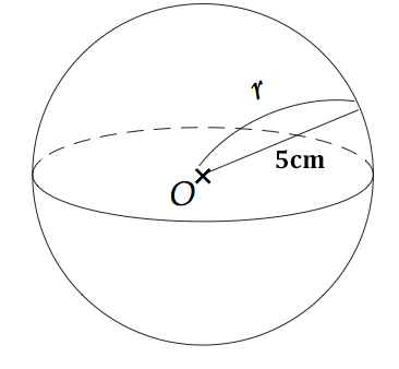 calcul du volume d'une boule