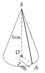 calcul du volume d'un cone