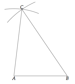 construction d'un triangle