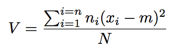 définition de la variance