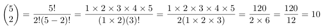 exemple calcul coefficients binomiaux