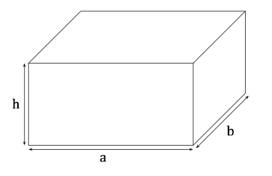 volume de parallelepipede de rectangle