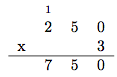 Poser une multiplication