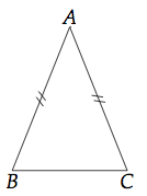 Triangle isocèle, triangle équilatéral, triangle rectangle - Cours de maths  