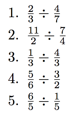 division de fraction