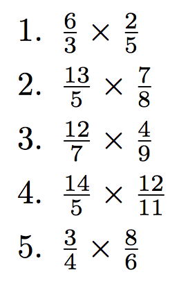 multiplication de fraction