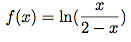 étude d'une fonction logarithmique