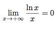 limite de fonction logarithme