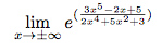 limite de fonction exponentielle