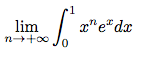 limites d'intégrales
