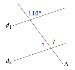 calcul d'angle et angles correspondants