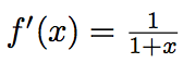 calcul d'une dérivée